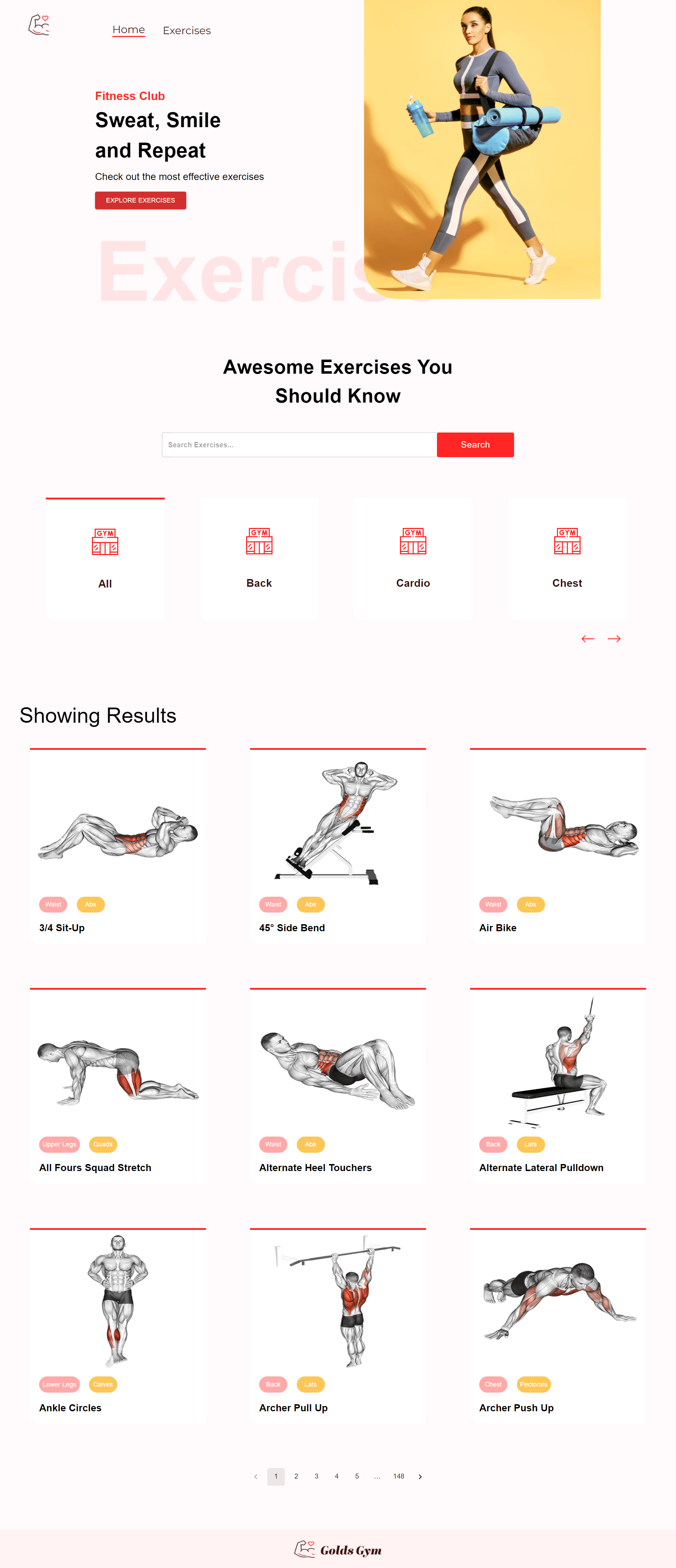 Gym Website